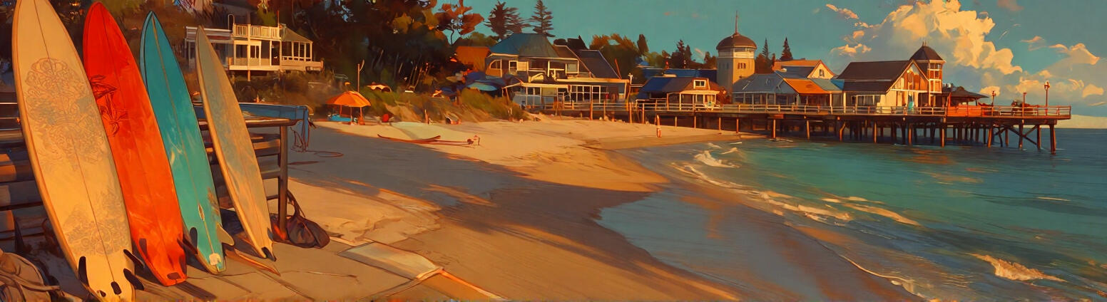 SeaBrook Idyllic Beach Town